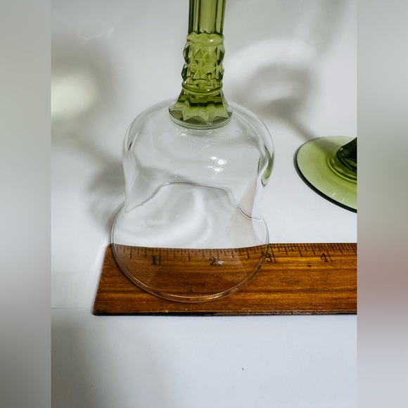 Partylite Radiant Glow Stemmed Votive Tealight Candleholder Set of 2 - Picture 3 of 7